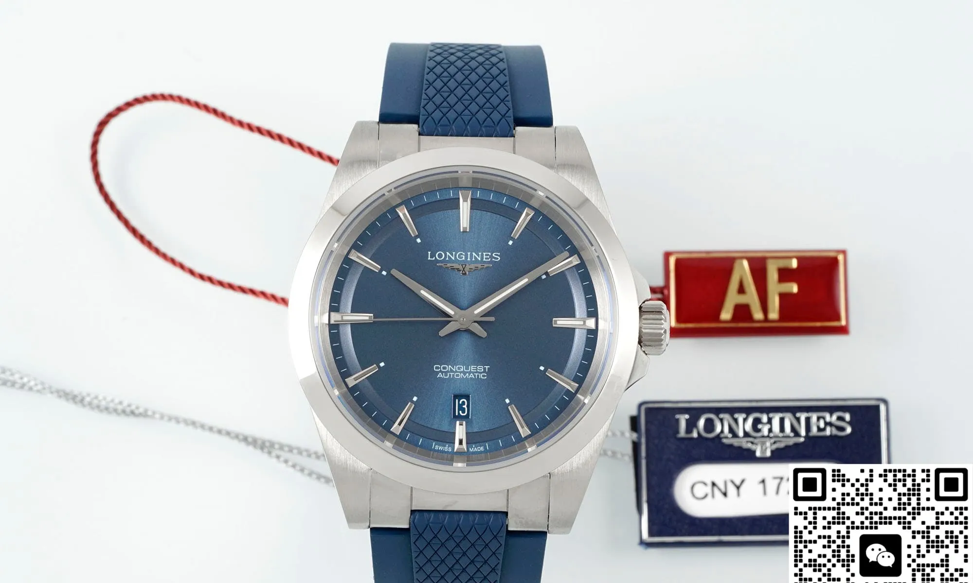 AF Factory Longines Conquest L3.830.4.92.9 1:1 Best Edition Replica Watch